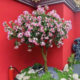 Artificial Crabapple Tree, Apple Blossom Branch, Osmanthus Tree, Fake Flower Tree, Silk Flower, Chinese-Style Living Room Artificial Tree Decoration, Landscaping Ornament