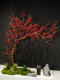 Artificial Plum Blossom Tree, Peach Blossom Tree, Large Decorative Tree, Simulated Green Plant, Window Display, Hotel Landscaping, Landscape Wishing Tree, Fake Tree