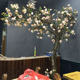 Simulated Magnolia Tree, Artificial Plant, Large Floor-Standing Floral Display, Window Decoration, Artificial Flowers, Indoor Living Room Ornament