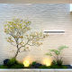 Artificial Island Spring Flower Fake Tree Window Display Decoration Simple Large Fake Tree Plant Chinese Style Tea Room