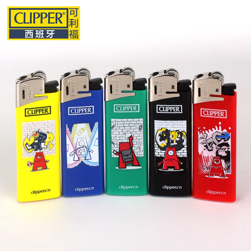TP21 Châu Âu và Mỹ graffiti Tây Ban Nha clipper california nhẹ hơn máy bơm đá lửa nylon sáng tạo bật lửa thổi