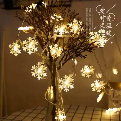 Button light LED lantern Chinese knot Lantern string room Christmas decoration battery Cherry Blossom star Bubble Ball