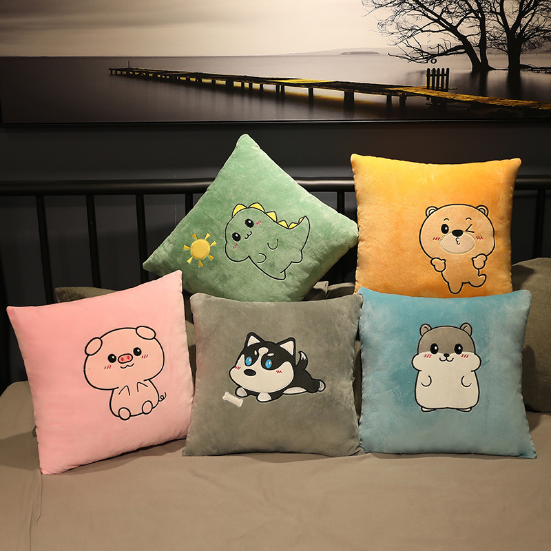 Pillow Sofa Living Room Pillow Bedside Car Pillow Cover Without Core Boys Sleeping Pillow Car Back Cushion