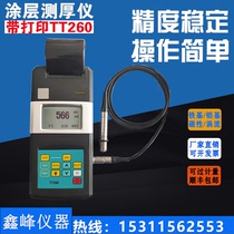 TT260 Magnetic Induction Eddy Current Thickness Gauge Aluminum Anode Oxidation Paint Film Thickness Gauge Split Coating Thickness Gauge Cladding