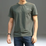 Летняя дышащая тонкая трендовая футболка с коротким рукавом для отдыха, круглый воротник, оверсайз, короткий рукав