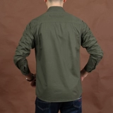 Демисезонный хлопковый лонгслив, весенняя рабочая утепленная рубашка для отдыха, свободный крой