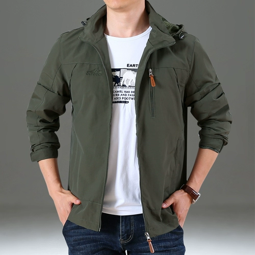 Мужская осенняя весенняя дорожная куртка для отдыха, размер, свободный крой