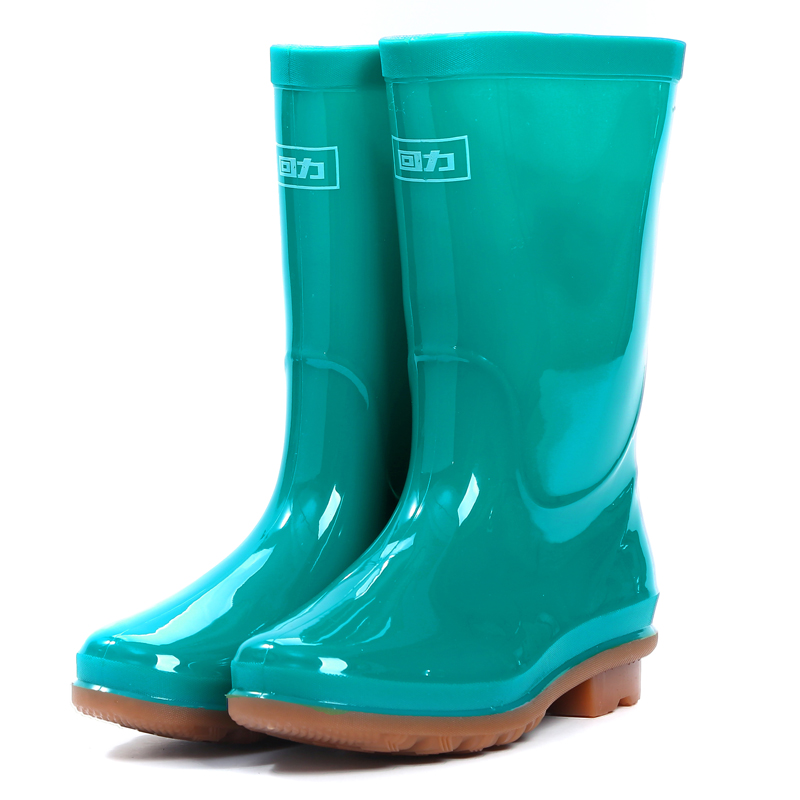 New新款男鞋現貨回力時尚雨鞋冬季保暖女士外穿水鞋短筒雨靴加絨中筒防滑水鞋853