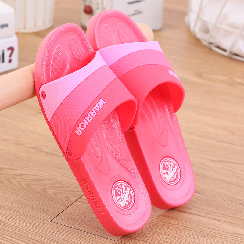 Pull back ladies slippers home indoor summer lightweight bathroom non-slip breathable shoes four seasons Korean version flat heel soft bottom slippers