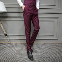 Бордовые штаны