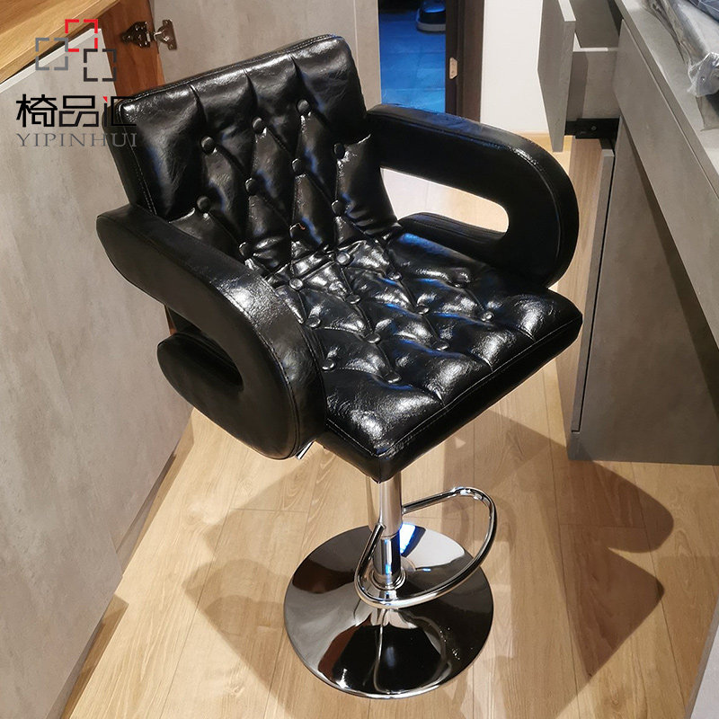 Chair pin hui bar bench chair lift chair modern simple high stool high back bar stool bar bar front desk home stool