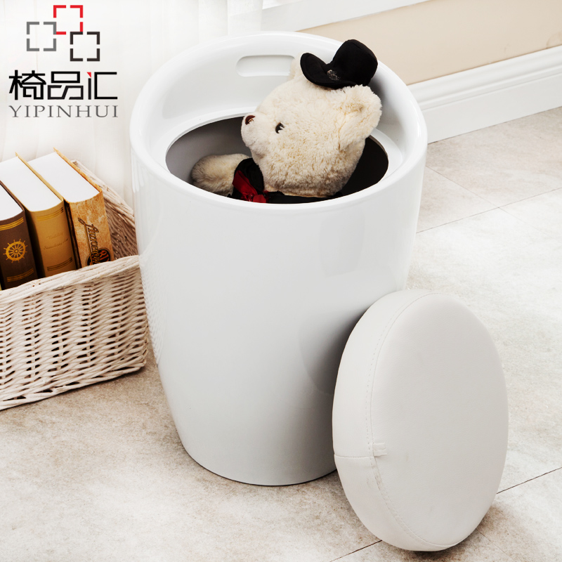 Chair goods transfer shoes stool comb makeup mealstool sofa stool stool storage wearing shoes footrest pier Wine Barrel Chair Containing Chair