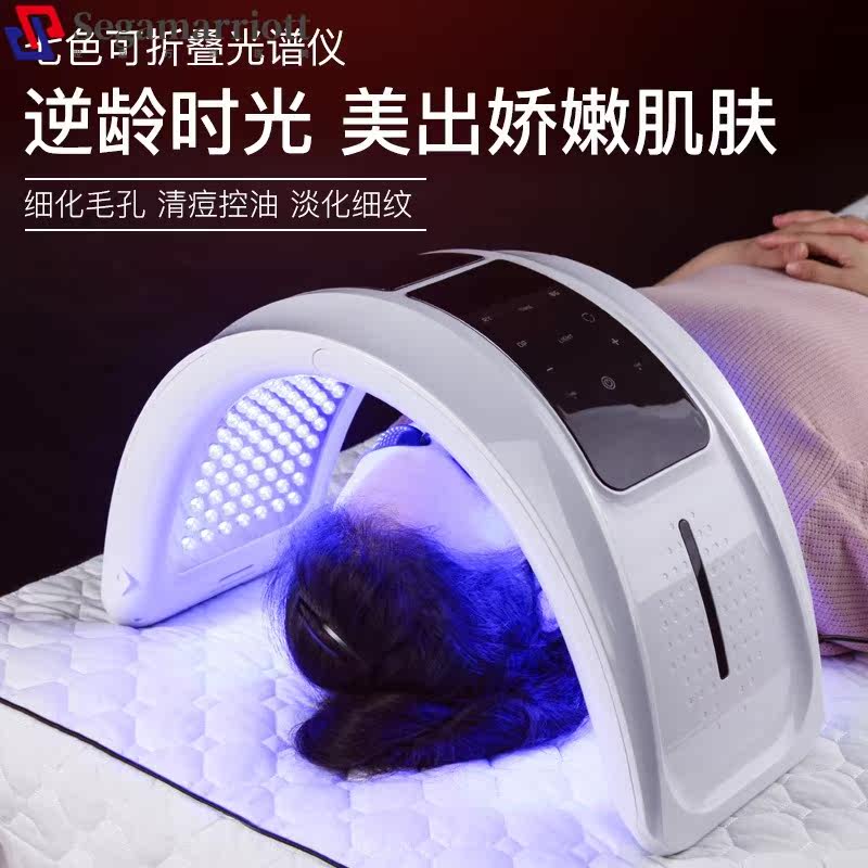 跨境红蓝光消痘嫩肤LED光疗面罩光子嫩肤PDT光谱仪可折叠美容仪值得买吗?380元怎么选?_电子美容仪器械_淘宝美妆网