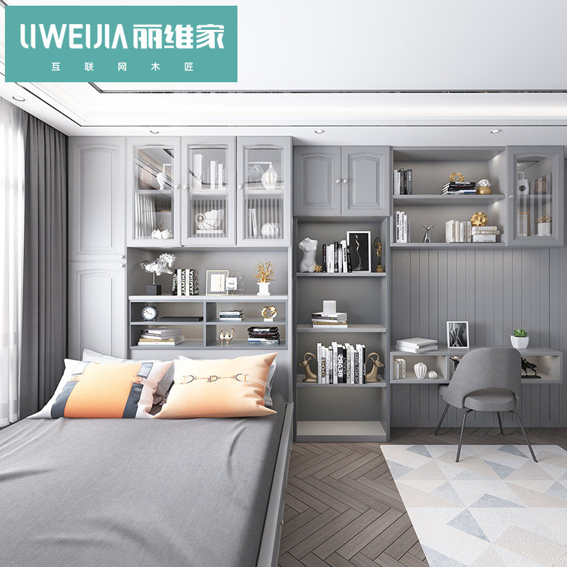 Livi's family tatami bedside table one custom whole bedroom whole house custom small apartment modern simple