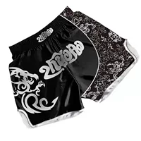 Черно -белые тайские брюки дракона