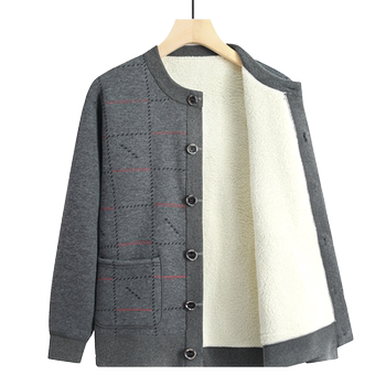 Men's plush sweater thermal jacket Men's plush sweater thermal jacket
