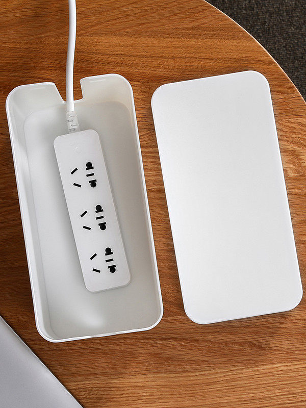 Extra-large wire storage box plastic extension cord socket power protection box data hub collection wire box wire organizer