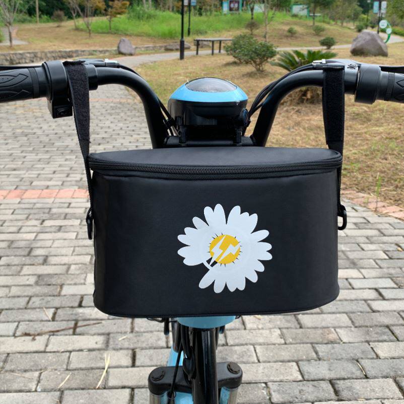 Electric vehicle front storage bag to increase the head car basket storage bag electric vehicle hanging pocket bag front hanging bag