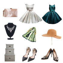 Simple modern soft decoration model room wardrobe accessories cloakroom display womens clothing clothes props decoration combination