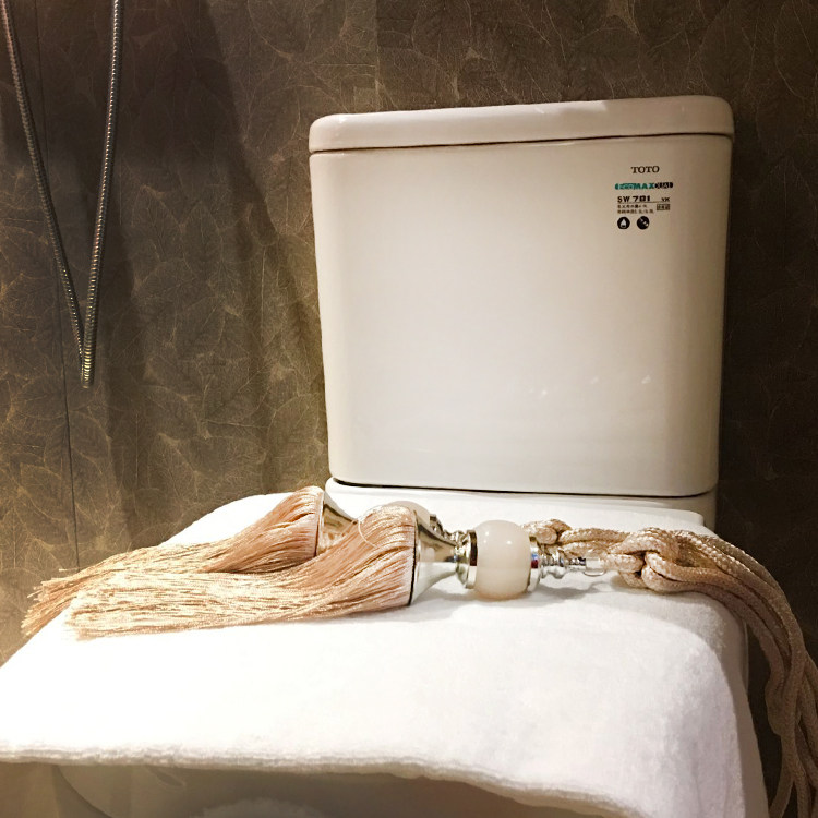 Toilet Toilet Upper Furnishing Furniture Home Soft Adornment Ceramic Bathroom showroom Decent Board Room Swing Nordic Wind 