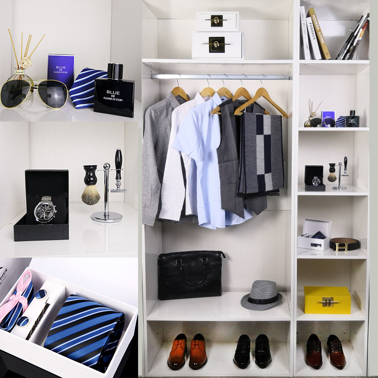 Custom Modern Prototype Board Room Cloakroom Wardrobe Ornament Swing men's suit Shoe bag Bedroom Soft Props Showcase 