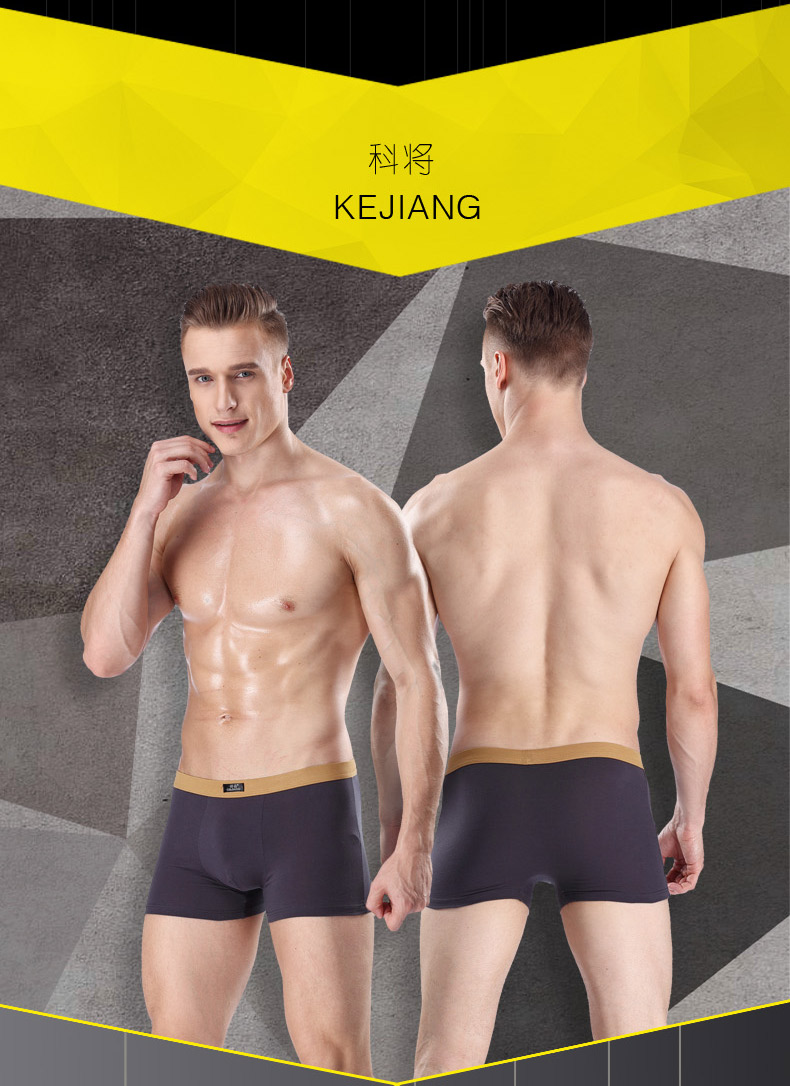 7 hộp quà tặng bông nam đồ lót nam boxer cotton thanh niên thanh niên thể thao kích thước lớn quần short thoáng khí