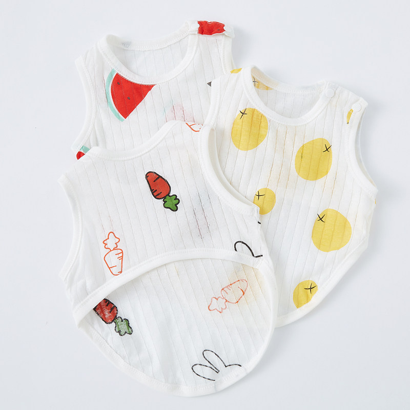 Belly pocket baby cotton belly protection summer thin male and female baby pocket hood vest newborn half back coat small belly pocket