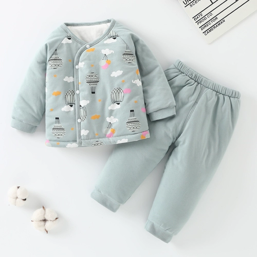 Детская куртка, тонкий стеганый хлопковый демисезонный комплект, пуховик подходит для мужчин и женщин для девочек для новорожденных