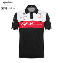 Childrens Day clothing F1 racing suit childrens team Zhou Guanyu T-shirt mens summer short-sleeved quick-drying custom 61