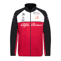 21 F1 Racing Suit Alfa Romeo Racing Team Jacket Sweatshirt Mens Autumn and Winter Thickened Zhou Guanyu Jacket Customized
