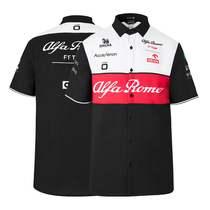 2022 new F1 racing suit Alfa Romeo Team short-sleeved shirt shirt summer quick-drying clothes Zhou Guanyu