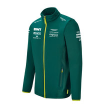 f1 racing suit long-sleeved coat windbreaker autumn and winter Aston Martin team jacket mens green custom clothes