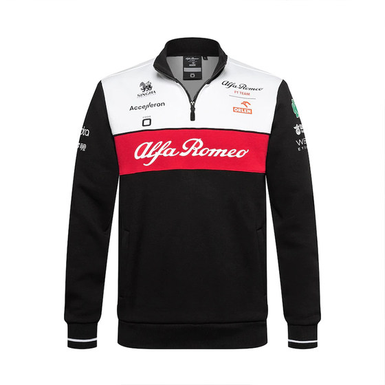 F1 racing suit 2022 new Alfa Romeo team sweater jacket autumn and winter long-sleeved male Zhou Guanyu same style
