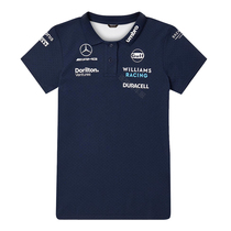 F1 racing suit T-shirt 2023 new Williams team short-sleeved lapel POLO shirt mens summer breathable customization
