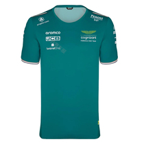 2023 new F1 racing suit T-shirt Aston Martin Racing round neck short-sleeved shirt quick-drying and breathable mens custom-made