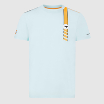 21 McLaren Racing Bay Lapel Polo Shirt F1 Racing Suit Short Sleeve Mens McLaren Work Clothes Customized