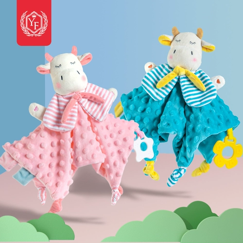 Успокаивающее полотенце, успокаивающая игрушка для сна, кукла, 0-1 лет, можно грызть