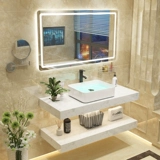 Современный двухэтажный мраморный гигиенический настенный таз