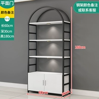 Плоковая дверь 60*30*180 Черная рама+белая доска белая стальная рама замечания