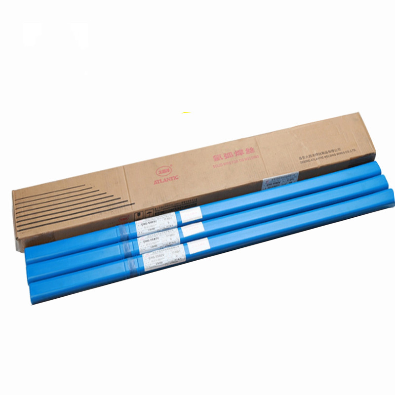 Supply of Atlantic CHG-S5 carbon steel wire ER49-1 low alloy steel wire H08Mn2SiA argon arc welding wire