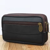 Мобильный телефон, бумажник, чехол, водонепроницаемый ремень для пожилых людей, кожаная рабочая поясная сумка, из натуральной кожи, для среднего возраста