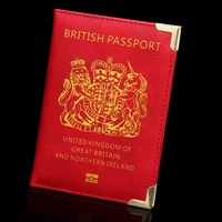 Новый/британский медный паспортный клип (красный)