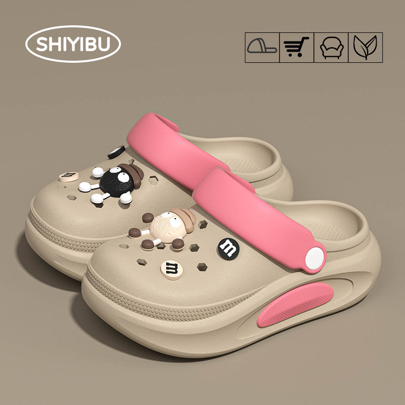 Step Eleven Children's Clog Shoes for Girls 2026 Summer New Thick-Soled Breathable Non-Smelly Non-Slip Parent-Child Sandals for Boys — 6
