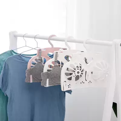 Underwear clothes hangers, breast racks, dry and wet plastic anti-deformation drying pillow hangers