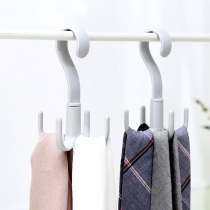Adhesive hook creative multifunctional plastic simple household bag around silk scarf belt tie shoe rack storage rack