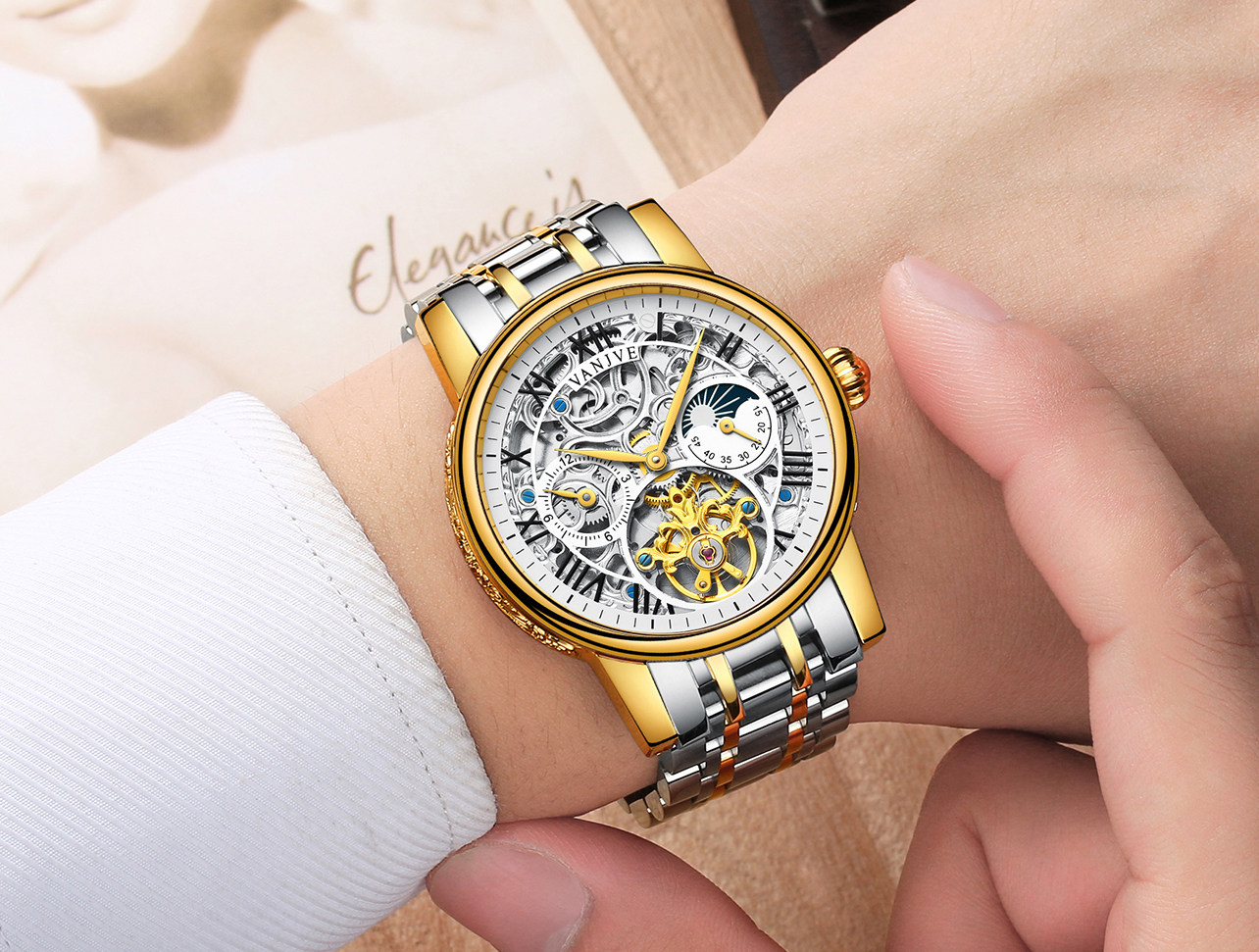 Montre bracelet pour homme VANJVE   - Ref 3271576 Image 20