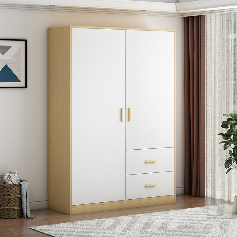 Wardrobe Bedrooms Modern Minimalist Home Real Wood Free to install rental housing with simple assembly of small family type cabinets-Taobao