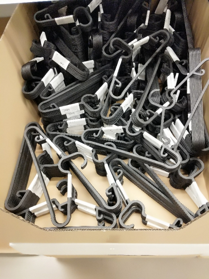 IKEA trong nước mua Austin hanger phơi 10 miếng hoàn thiện quần áo màu đen - Hệ thống giá giặt máy cắt lông xù quần áo hải phòng