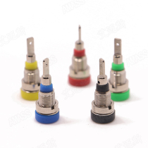 Eimais 2mm panel socket welding or 2 8 inserts post head PA plastic shell pure copper plated nickel AMASS