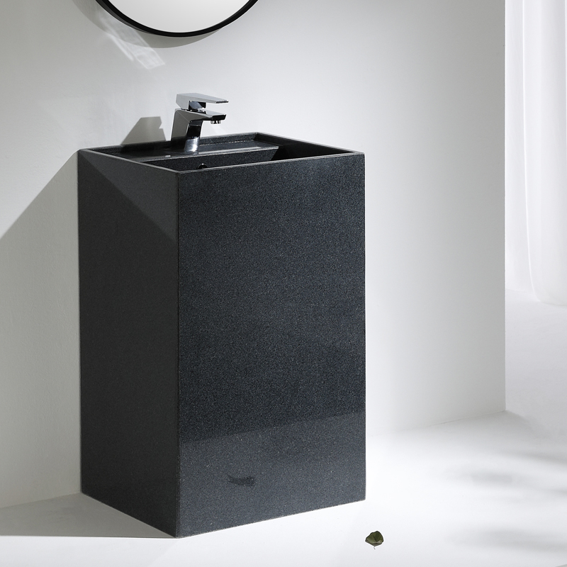 Guanshihui column washbasin home balcony washbasin outdoor villa laundry pool integrated floor-to-ceiling column basin